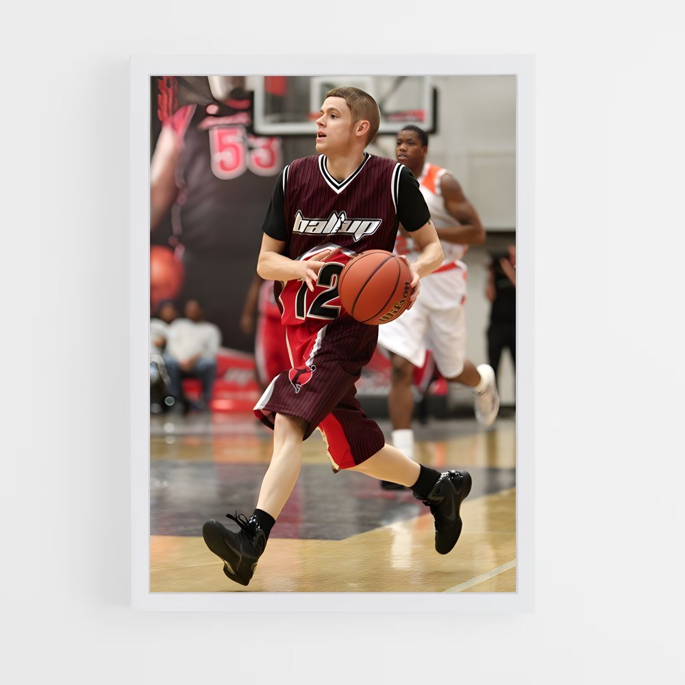 Poster L'Élan Maroon – affiche Basketball (vue 3)
